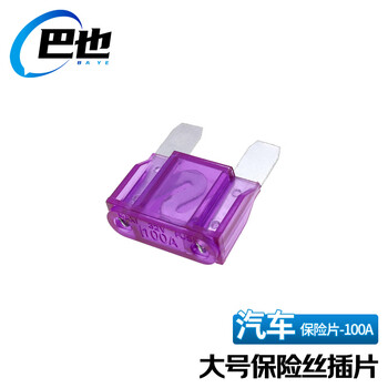巴也 汽车保险丝保险片 4S店车用插片大号100A 20片装 BY-BXP100A20B