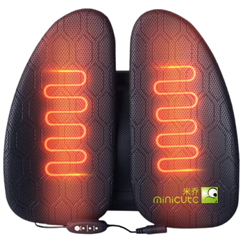 米乔（minicute）腰靠垫人体工学座椅子靠背垫办公室汽车加热靠背垫热敷腰枕腰托