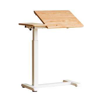 源氏木语实木折叠书桌简约书房家用小户型升降电脑桌移动床边桌子0.7m翻板