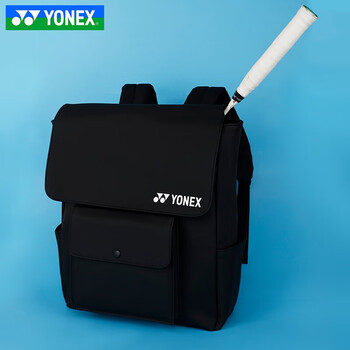 尤尼克斯（YONEX）羽毛球包大容量多功能独立鞋仓运动双肩背包 BA338黑色