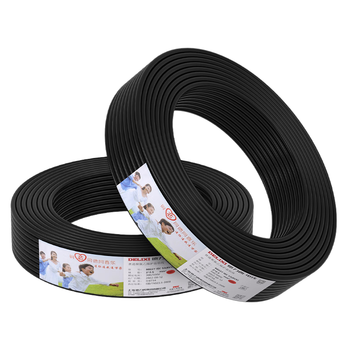 德力西（DELIXI）电线布电线 RVV护套线软线三芯4平方50米黑色家装铜芯电线