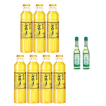 六神【福利端午】花露水95ml*2瓶 祛痱止痒+稻米油400mlx7瓶 非转基因