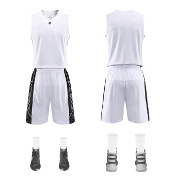 全益人（QUANYIREN）新款龙纹篮球服定制套装男龙舟龙船赛比赛训练服篮球背心队服印字 白色 L适合160-165