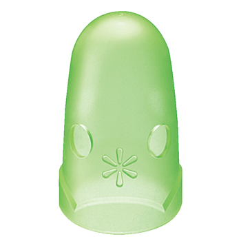 国誉(KOKUYO)进口点钞手指套学生办公财务翻页帽型指套 大号18*27mm3个 绿色 MEKU-27TG