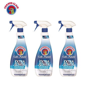 大公鸡管家（CHANTE CLAIR） 衣领净500mL*3瓶 快速分解汗渍油渍洁净护色不伤衣全家适用