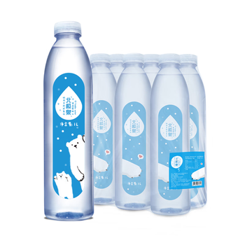 北极泉饮用天然矿泉水1L*6瓶 塑膜包装(适合孕婴饮用)