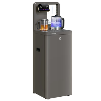 美菱富锶矿化茶吧机智能语音大箱体多功能办公室家用立式饮水机防溢烧水壶山水透影屏MC-H50B营养泉1.0
