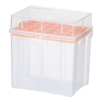 比克曼生物（BKMAM）吸头盒移液器枪头空盒吸嘴TIP头盒存放盒可灭菌 【10mL】24孔 1个