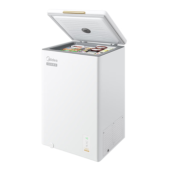 美的（Midea）天成冰柜 家用小冰柜 100升零下40度速冻超低温冷柜减霜80%小型一级能效冷藏冷冻BD/BC-102EMR