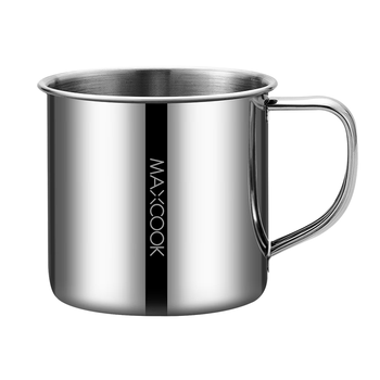 美厨（maxcook）316L不锈钢杯子 家用水杯口杯泡茶杯学生大容量550ml 带柄MCB9569