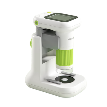 得力（deli）2.4英寸儿童智能显微镜便携放大镜中小学生科学实验玩具可拍照录像看细胞开学文具生日礼物男女孩