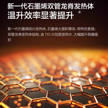艾美特 AIRMATE家用对流式移动地暖大功率电暖器肤感防烫节能暖风机 HD22-R39【语音遥控+石墨烯】