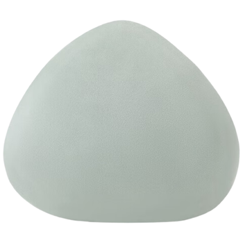 MUJI可当成腰垫使用的柔软靠垫 抱枕腰托靠枕腰靠 淡绿色 35*35*35cm