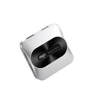 爱国者(aigo)500G 移动固态硬盘(PSSD)H1磁吸扩展坞 读卡器 投屏 USB供电 读速1000MB/s 手机电脑直连