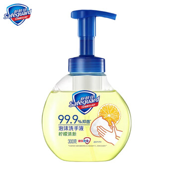 舒肤佳 抑菌泡沫洗手液 柠檬香300g 泡沫细腻温和洁净