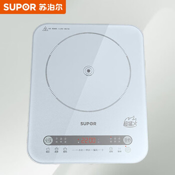 苏泊尔（SUPOR）电磁炉 家用2200W大功率电磁灶 智能双环控温一体微晶面板 不挑锅具 C22-IA08
