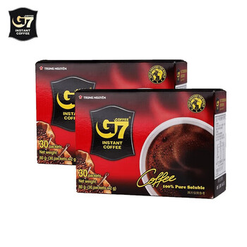 中原中原速溶美式黑咖啡0蔗糖0脂肪 越南进口咖啡粉60g*2