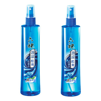 六神花露水【驱蚊品牌TOP1】劲凉酷爽花露水180ML×2瓶