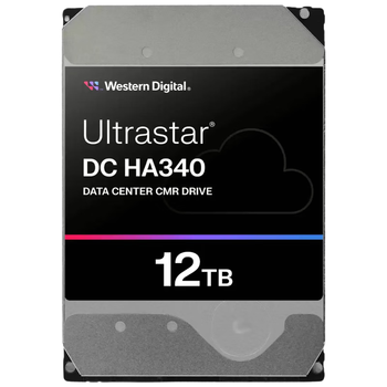 西部数据(WD)12TB 企业级机械硬盘DC HA340 SATA 7200转512MB CMR垂直 服务器硬盘 3.5英寸WUS721212BLE6L4