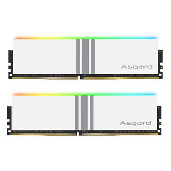 阿斯加特（Asgard）32GB(16GBx2) DDR4 3600 台式机内存条 女武神·瓦尔基里 RGB灯条 海力士CJR CL18 极地白