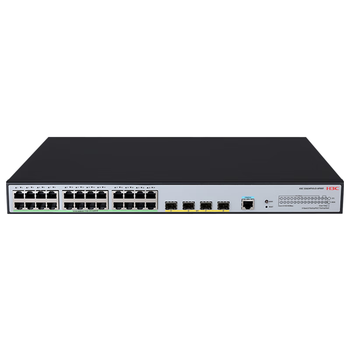 华三（H3C）S5024PV6-EI-HPWR 24电口+4光纤口全千兆强二层网管企业级网络交换机 POE供电400W/智能堆叠/IPv6