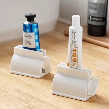 家の物语（KATEI STORY）日本挤牙膏神器推夹器懒人家用牙膏夹洗面奶卫生间手动挤牙膏夹子