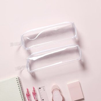 晨光（M&G）考试专用0金属透明笔PVC文具盒ins风高颜值防水文具袋V-APB932MC 1个装