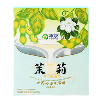 冰泉茉莉豆浆250g（10条）鲜花豆浆微甜清新高蛋白早餐下午茶非转基因