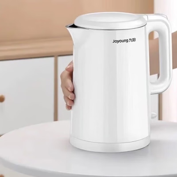 九阳（Joyoung）K15FD-W6351电水壶 家用1.5L不锈钢内胆双层壶体烧水壶