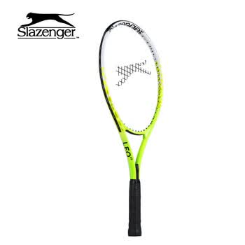 史莱辛格（Slazenger）儿童青少年练习碳铝复合儿童网球拍leo 25英寸绿色
