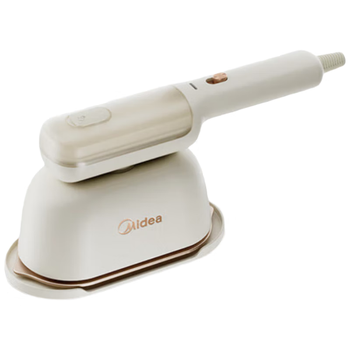 美的（Midea）手持挂烫机【增压速熨 】除菌除螨 干爽不湿衣 90°旋转手柄 迷你挂烫机便携小云朵电熨斗 YBJ12JD
