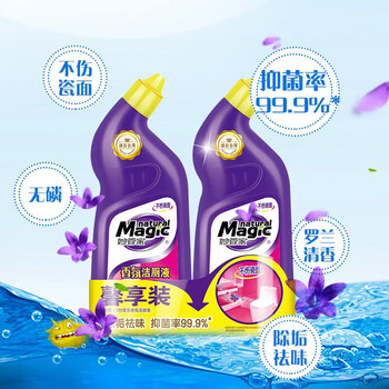 妙管家 清香去味 香气四溢 香氛洁厕液（600g*2瓶）*6组（整箱装）