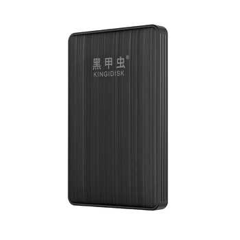 黑甲虫 (KINGIDISK) 500GB USB3.0 移动硬盘 K系列 2.5英寸 商务黑 商务时尚小巧便携 安全加密 K500