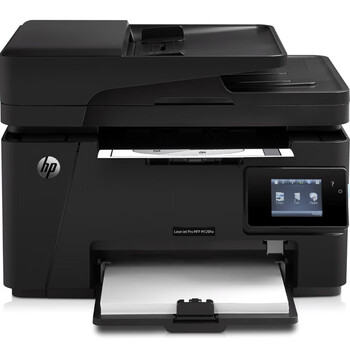 惠普（HP）LaserJet Pro MFP M128fw A4黑白激光多功能一体机（WiFi无线打印 复印 扫描 传真）商用办公
