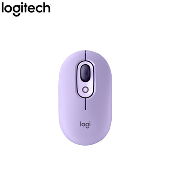 罗技（Logitech）时尚系列 POP MOUSE无线鼠标 蓝牙鼠标 办公鼠标-星暮紫