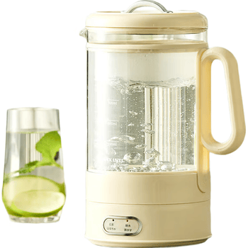 APIXINTL安本素玻璃电水壶热水壶大容量家用迷你养生壶 煮茶器 烧水壶办公室多功能全自动花茶壶