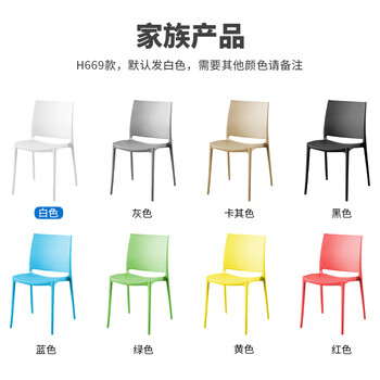 kuoson 塑料椅凳子休闲椅办公椅电脑椅餐椅户外椅白色(4张起拍) kuoson 塑料椅凳子休闲椅办公椅电脑椅餐椅户外椅白色(4张起拍)
