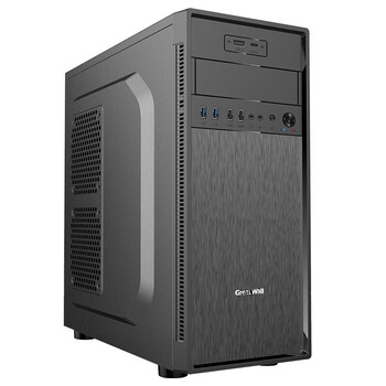 长城（Great Wall）商逸R41电商版商务机箱 （ATX主板/双USB3.0/走背线/5硬盘位/光驱位）