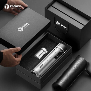 Vanow双层玻璃杯男女高硼硅耐高温隔热高颜值茶杯刻字定制水杯子