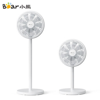 小熊（Bear） 电风扇 家用大风量台地两用风扇落地扇 办公室宿舍卧室摇头风扇 九叶飓风 DFS-D40C3