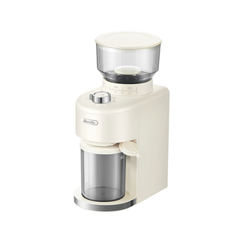 Barsetto百胜图磨豆机意式咖啡豆电动研磨机家用小型35档研磨 BAG703【升级磨豆系统 】米白色