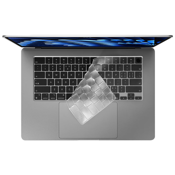 极川 苹果MacBook Air 15.3英寸M4/M3/M2键盘膜2025/24/23款笔记本电脑键盘保护膜TPU超薄透明防水尘罩