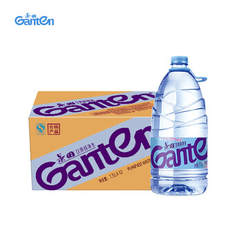 景田 饮用纯净水 1.5L*12瓶 整箱装 会议办公用水 家庭健康饮用水