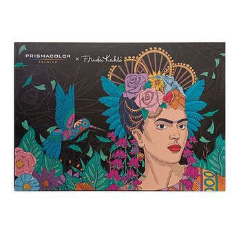 霹雳马彩铅色粉弗里达联名款色粉棒96支套装画画笔文具套装礼物