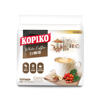 可比可（KOPIKO）豪享白咖啡30g*50 三合一速溶咖啡粉冲调饮品 印尼进口