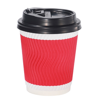 美厨（maxcook）纸杯一次性杯子咖啡杯 办公家用水杯奶茶杯280ml 25只MCPJ6582