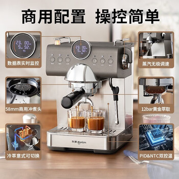 东菱（Donlin）意式半自动冷萃咖啡机DL-7400