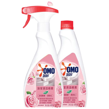 奥妙（OMO）【企业精选】浴室清洁喷雾海盐玫瑰香型 480G x2瓶装