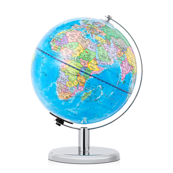 得力金属地球仪办公摆件高中小学生7-14岁男女孩儿童礼物生日创意伴手礼礼品LG703 充电款