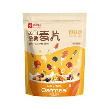 良品铺子 坚果水果荟燕麦片400g/袋儿童营养早餐速食代餐即食麦片